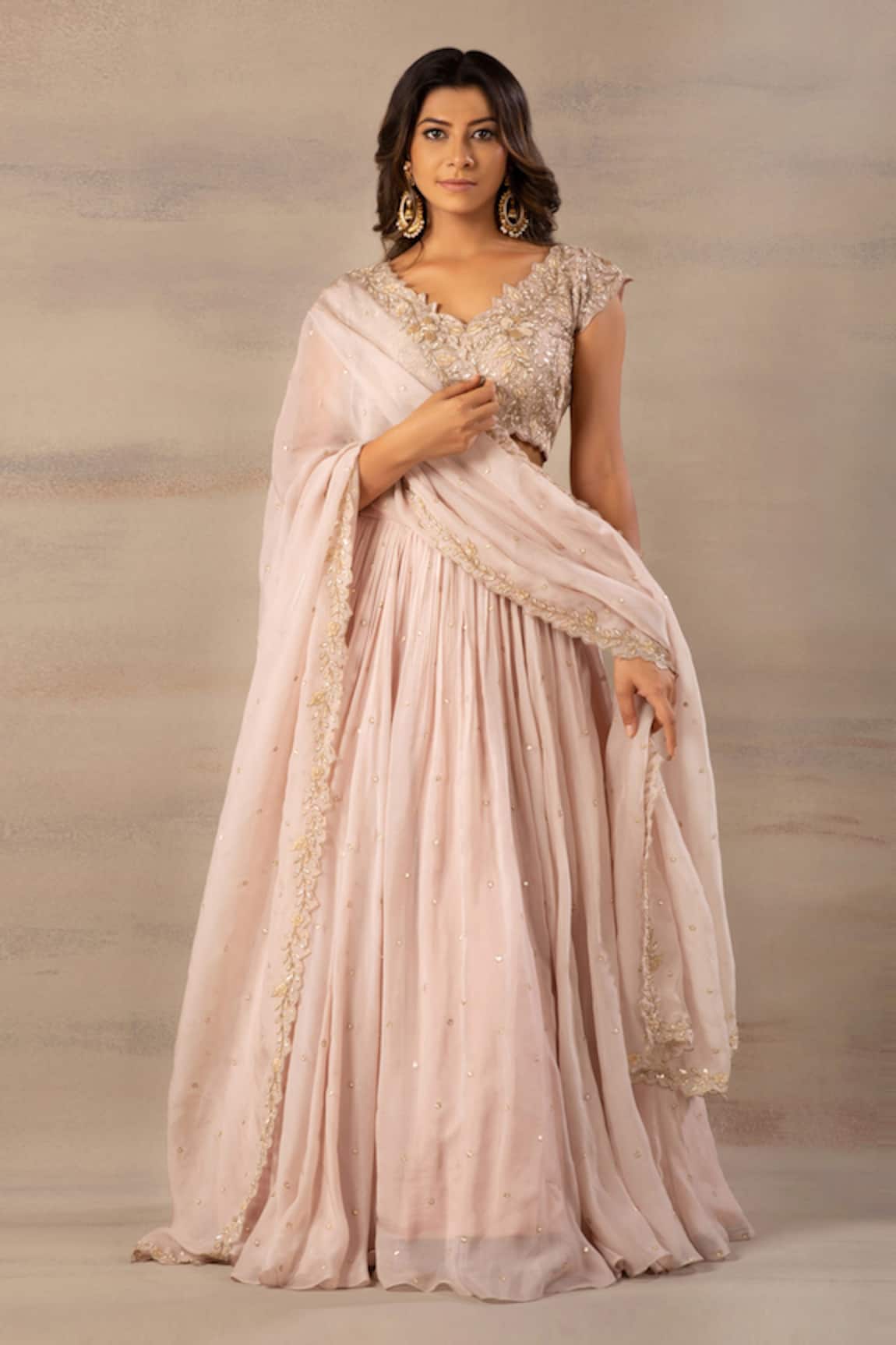 Anupraas By Nishant And Rahul Embroidered Blouse & Lehenga Set