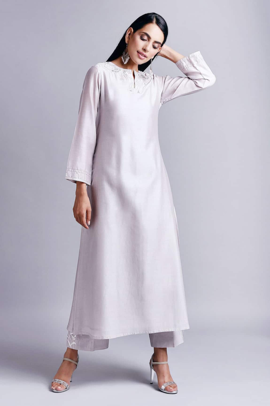 Anantaa By Roohi Silk Chanderi Kurta