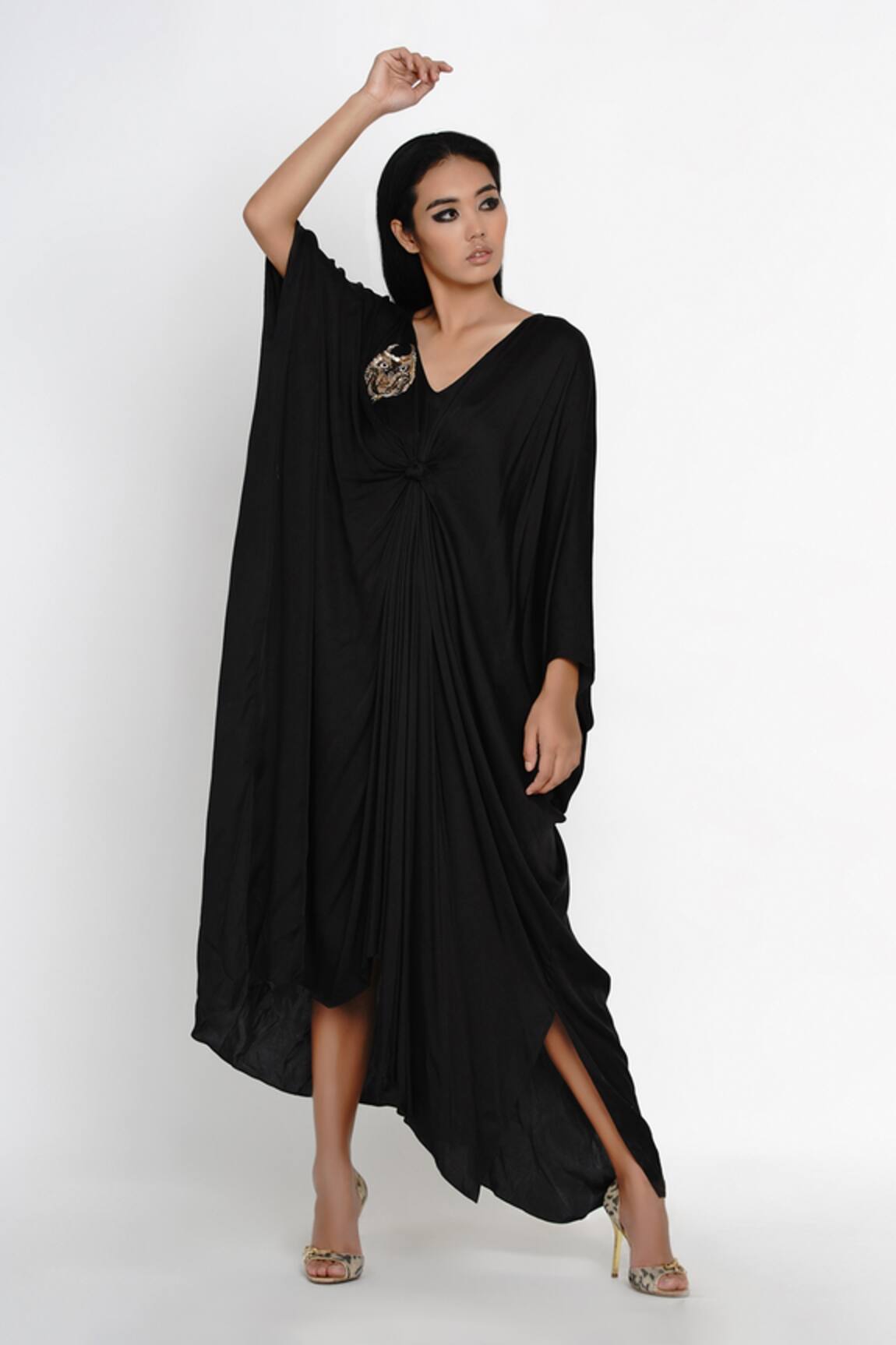 Angry Owl Knotted Kaftan