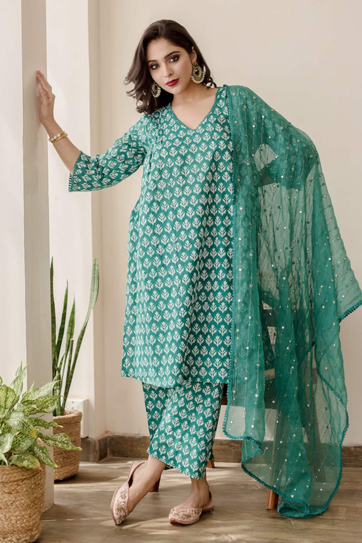 Gulabo Jaipur Cotton Floral Print Kurta Set
