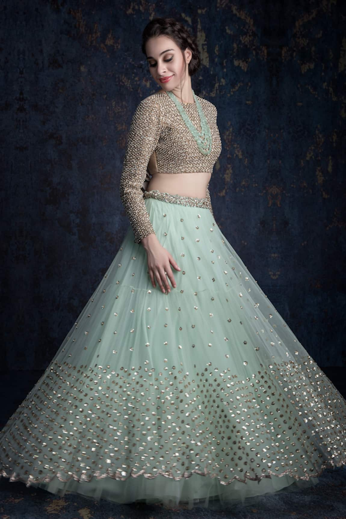 Ashwini Reddy Embroidered Bridal Lehenga Set