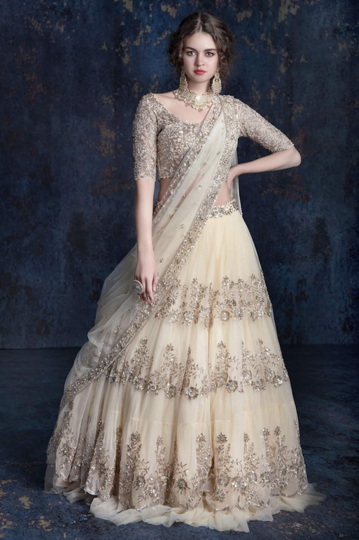 Ashwini Reddy Embroidered Bridal Lehenga Set