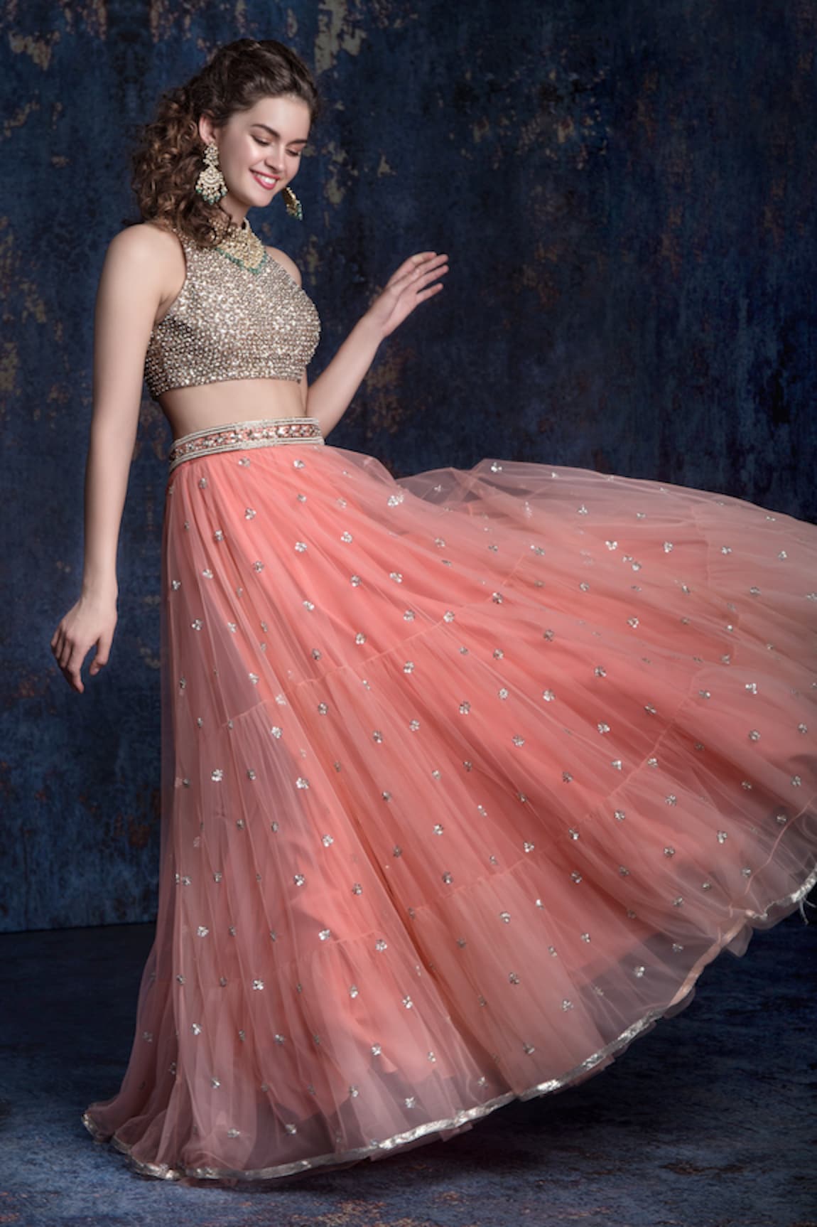 Ashwini Reddy Embroidered Lehenga Set