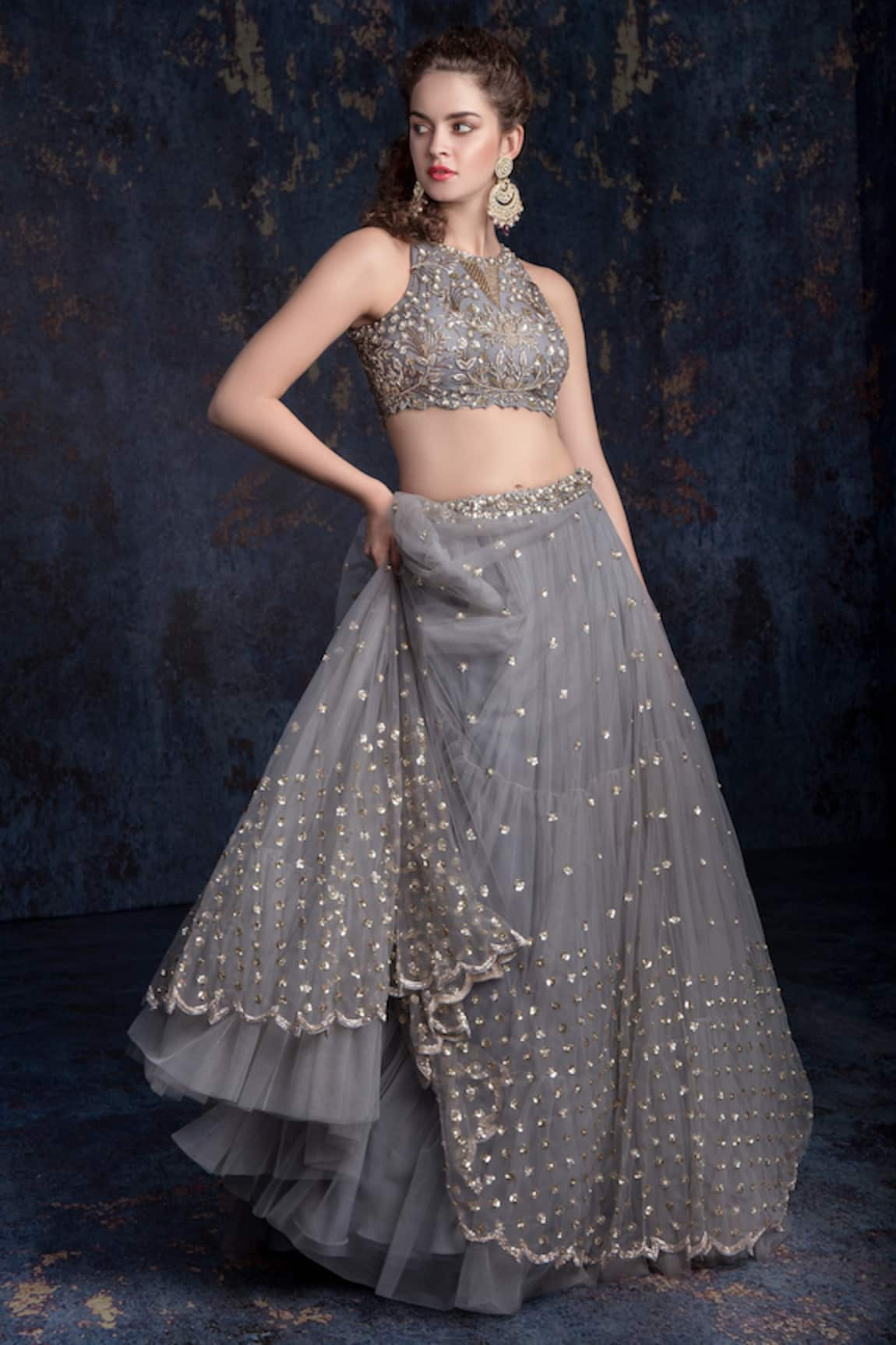 Ashwini Reddy Embroidered Lehenga Set