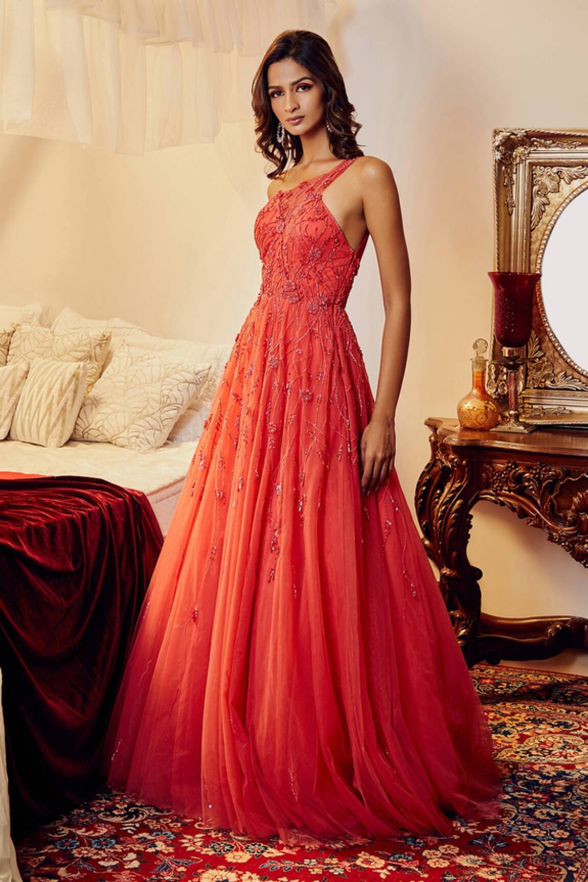 Asra Embellished Gown