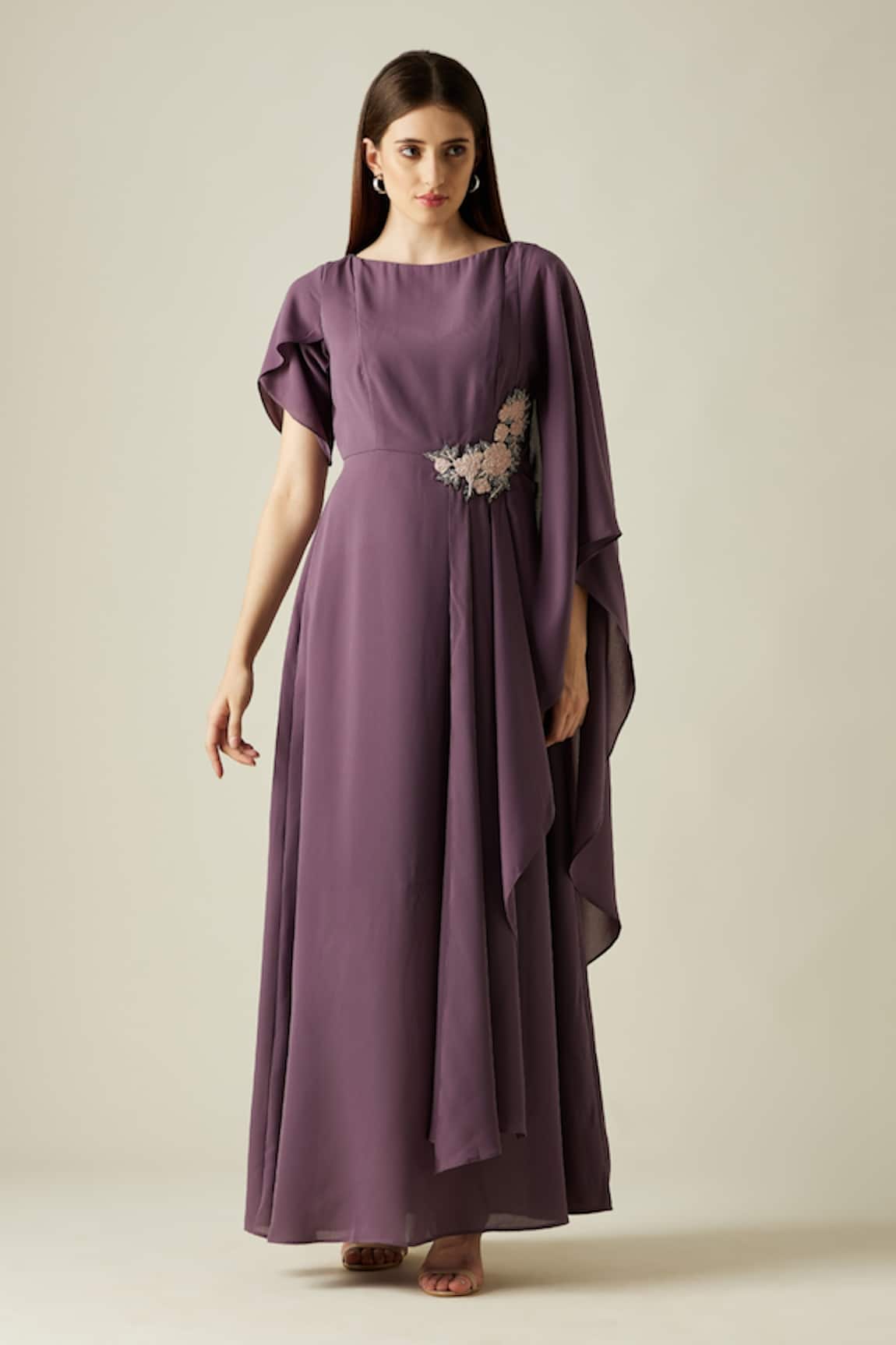 Aakaar Taylor Draped Gown 