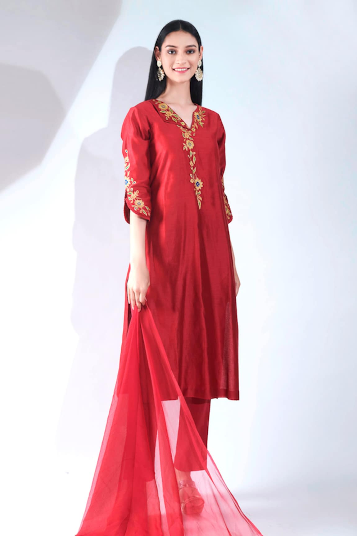 Asha Gautam Embroidered Kurta Set