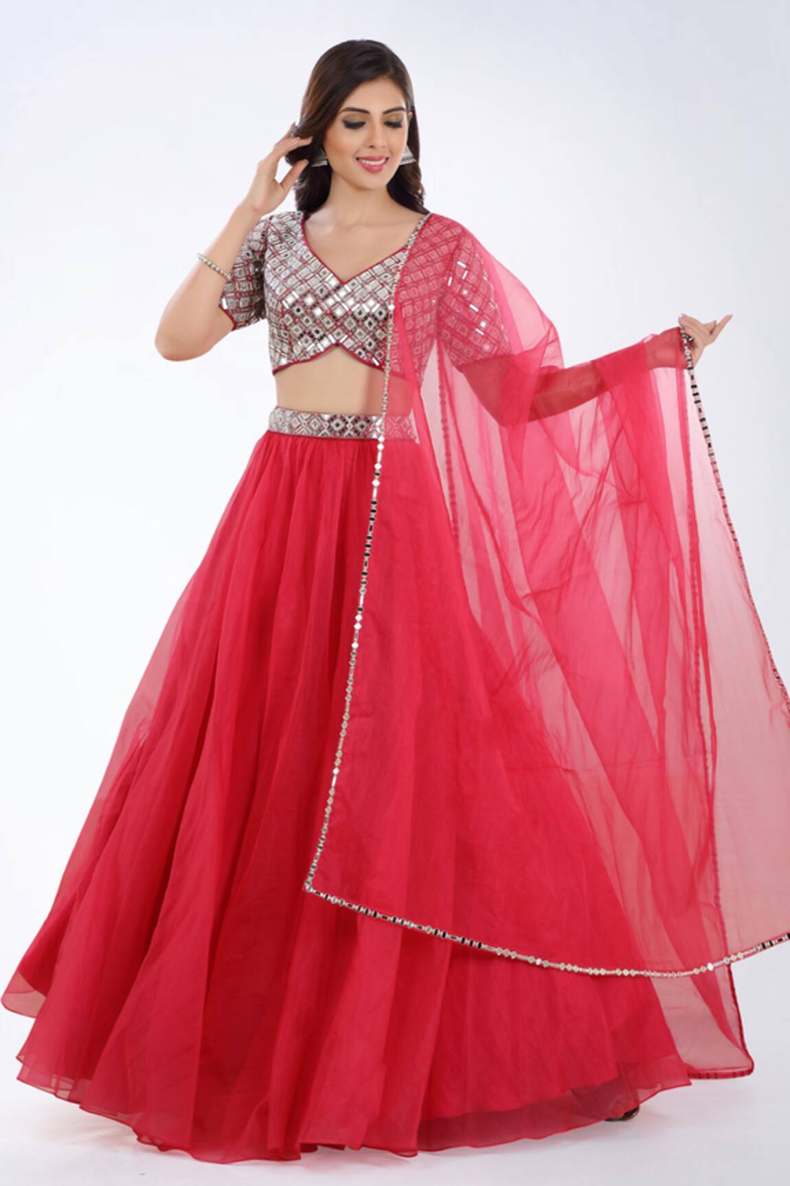 Asaga Embellished Lehenga Set 