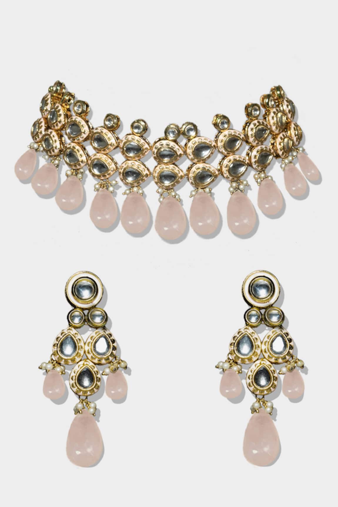 Auraa Trends Kundan Necklace Set 