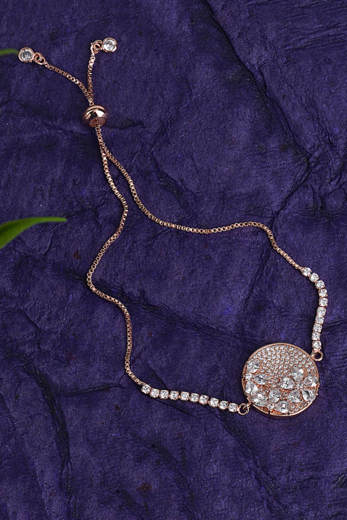 Auraa Trends Slider Stone Rakhi Bracelet