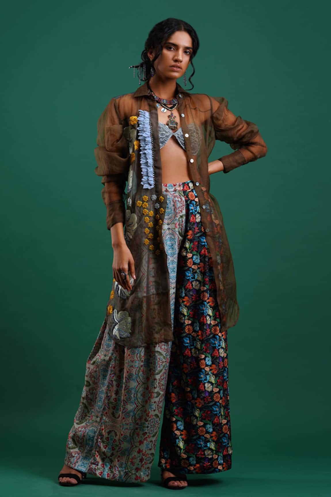 Nidhi Yasha Embroidered Shirt