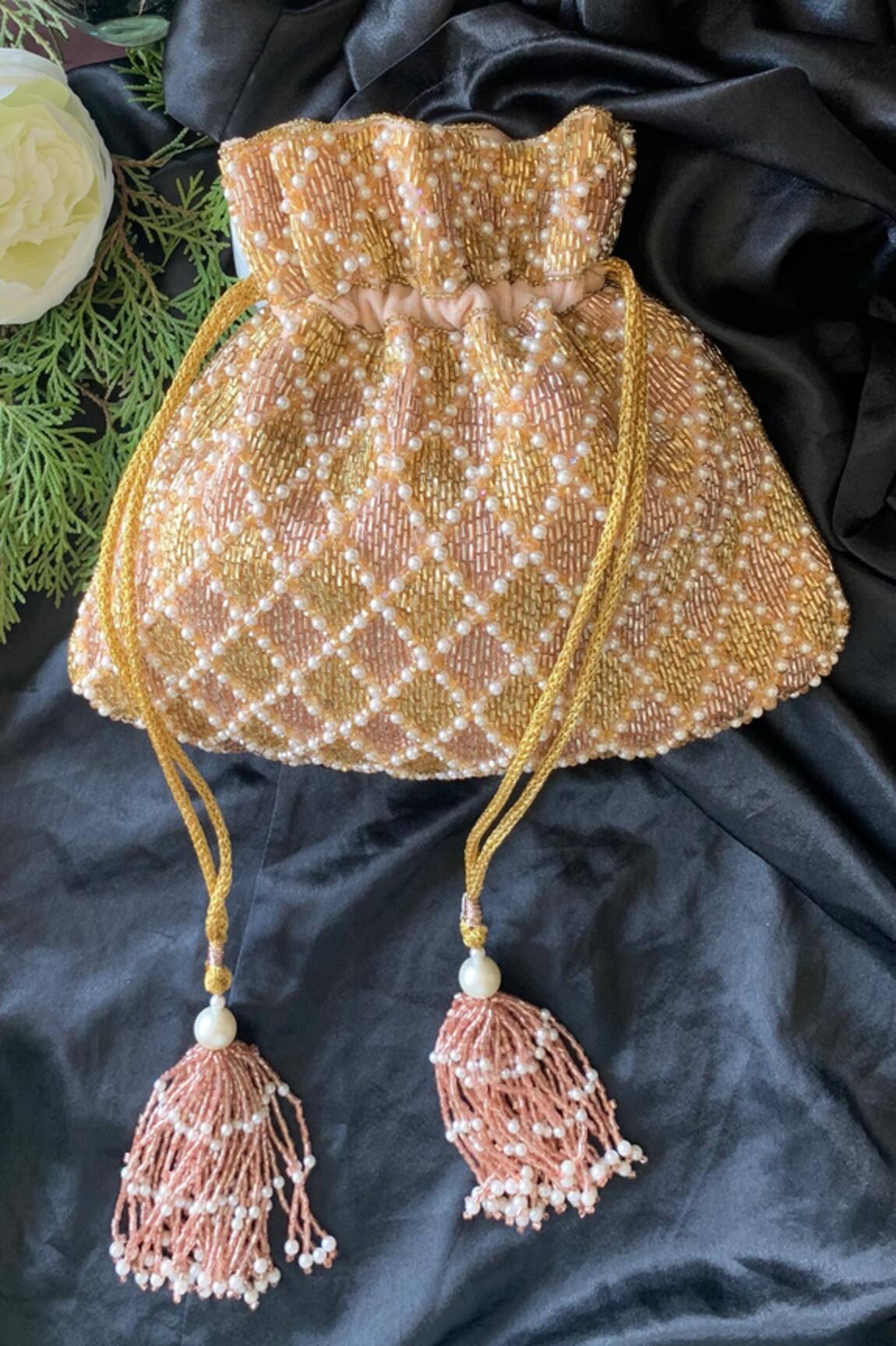 Nayaab By Sonia Silk Embroidered Potli