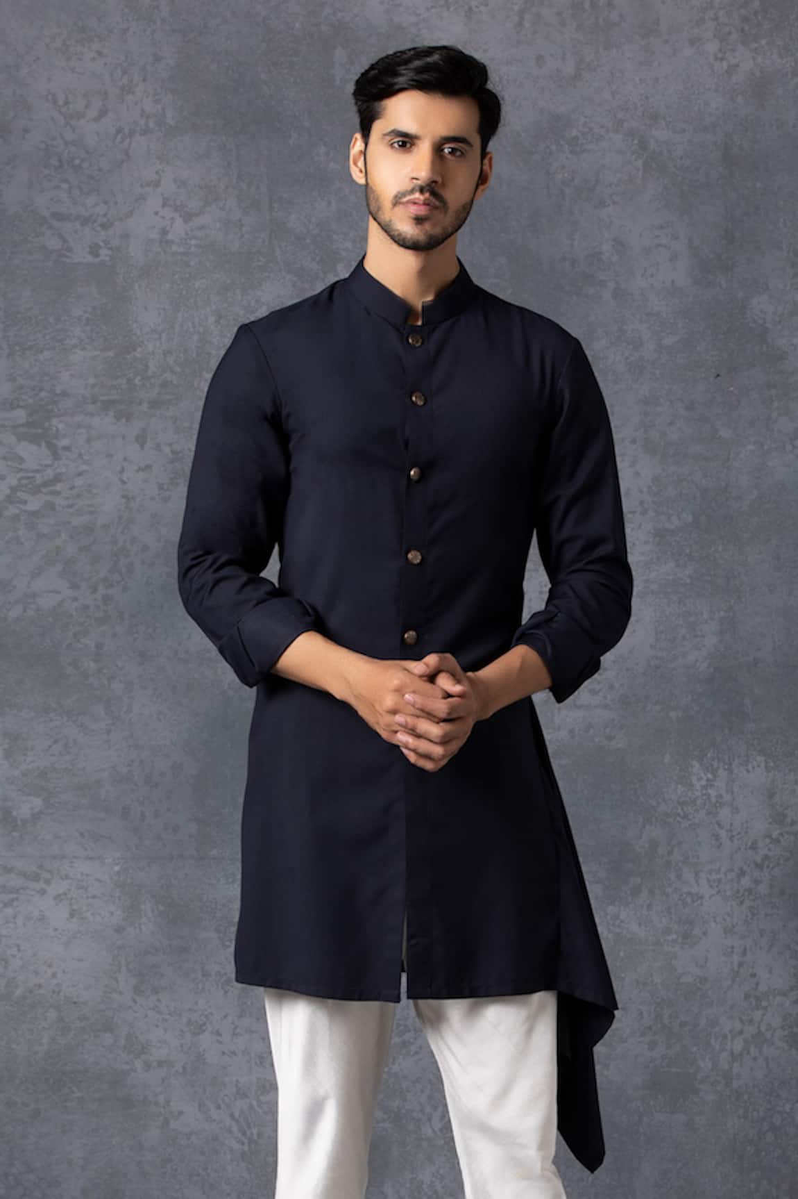 Ankit V Kapoor Asymmetric Kurta & Pant Set 