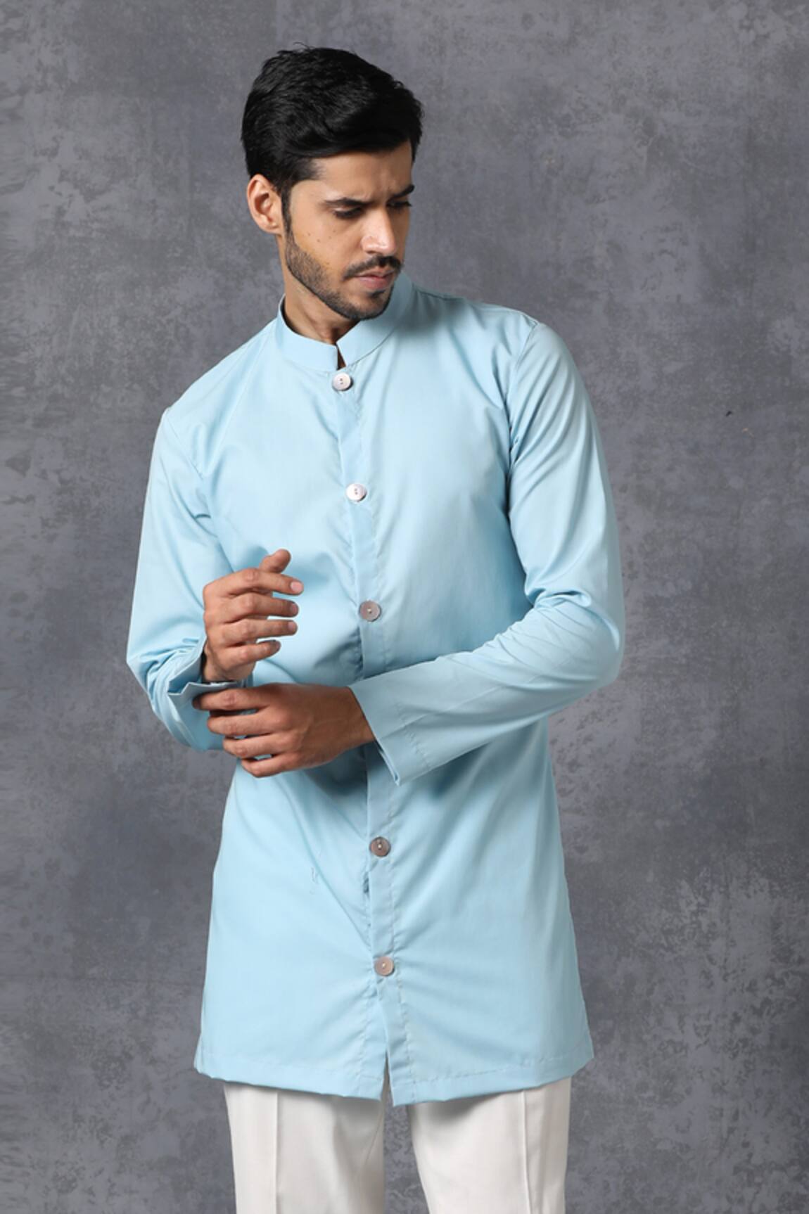 Ankit V Kapoor Button Down Kurta & Pant Set 