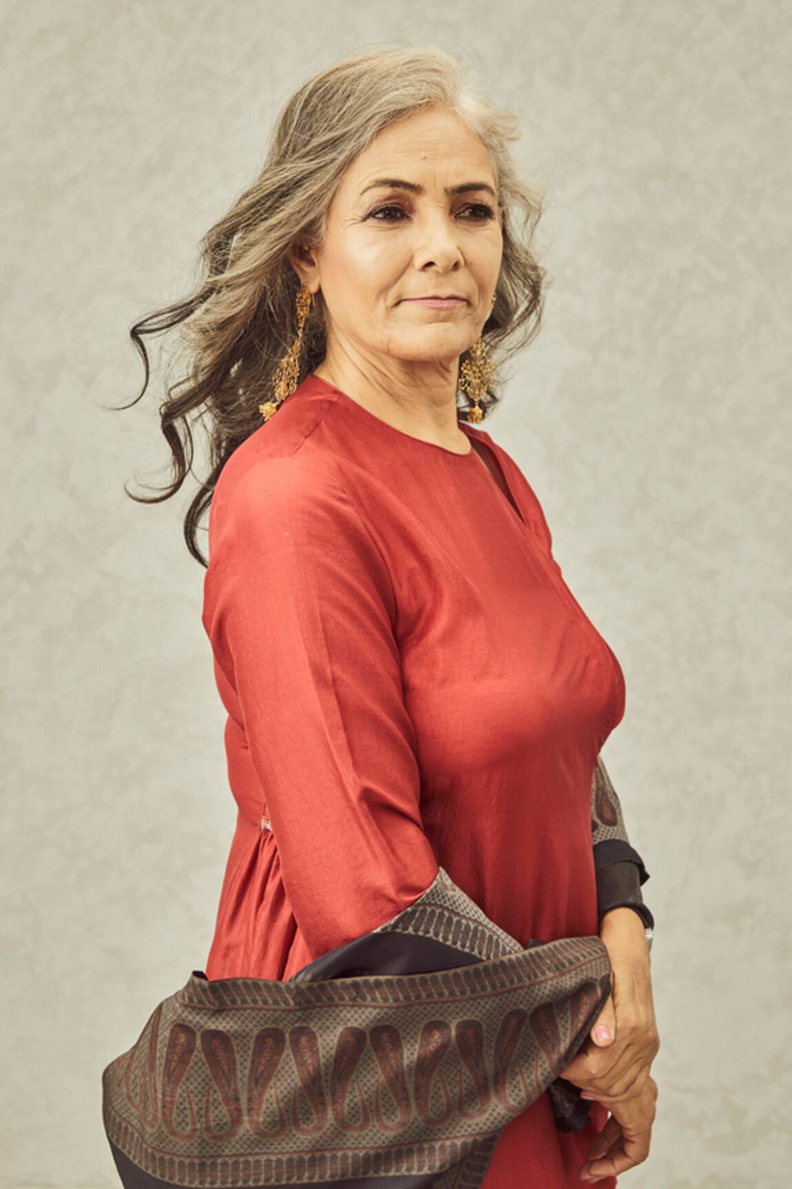 House Of Three Ambika Silk Angrakha Kurta