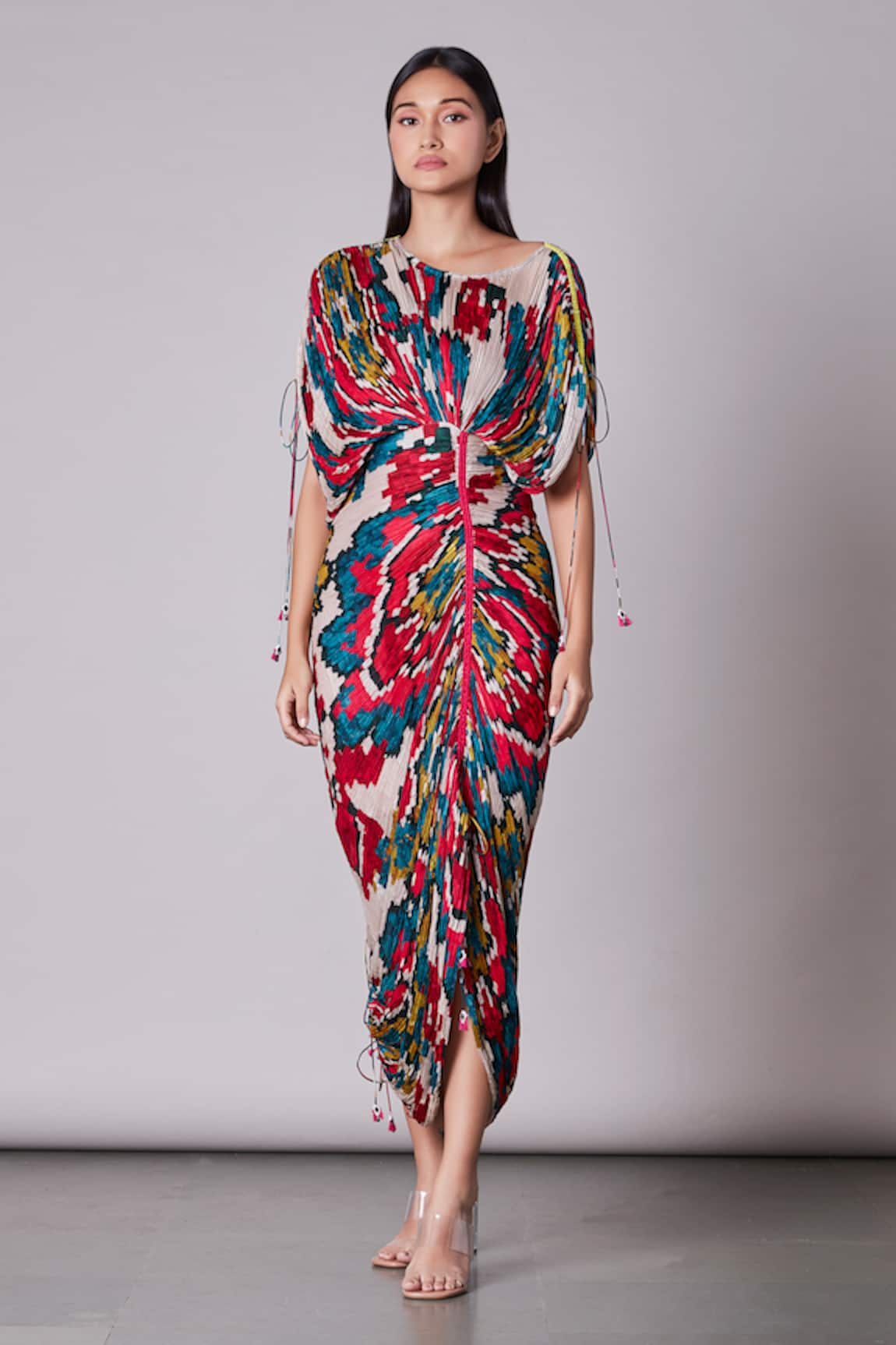 Saaksha & Kinni  Printed Kaftan Dress