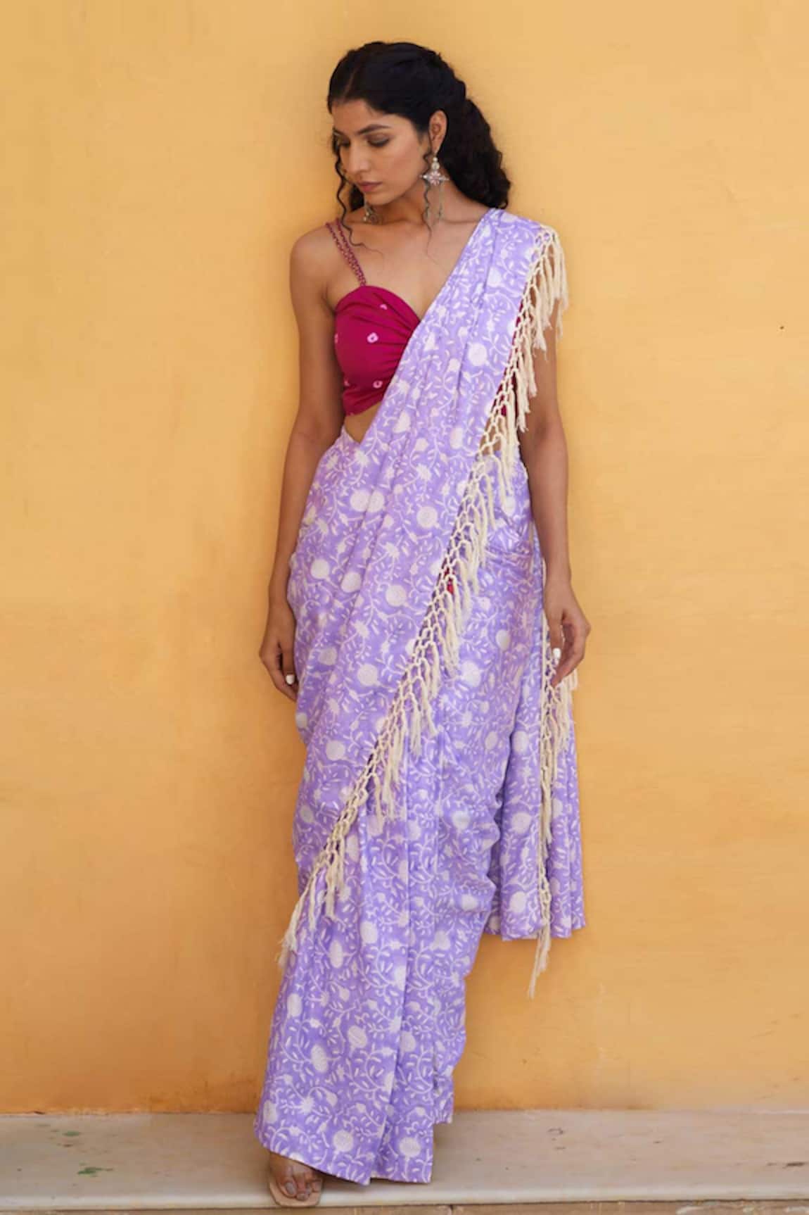 Aapro Kyoto Pre-Draped Saree With Blouse