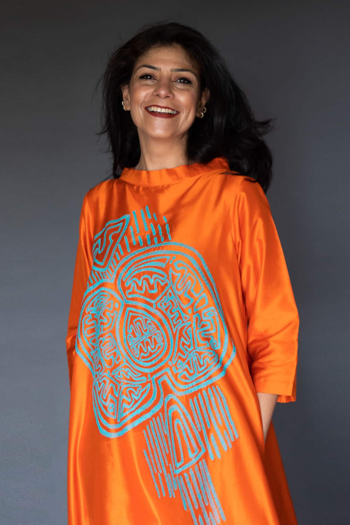 Taika By Poonam Bhagat Embroidered Cocoon Dress