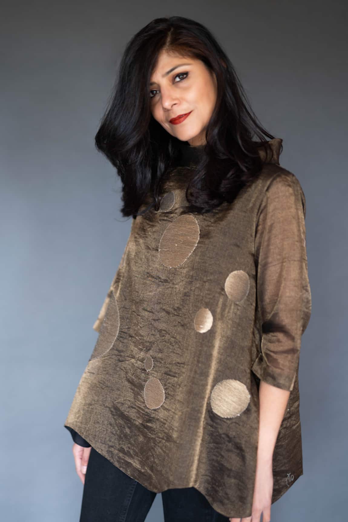 Taika by Poonam Bhagat Embroidered Top  