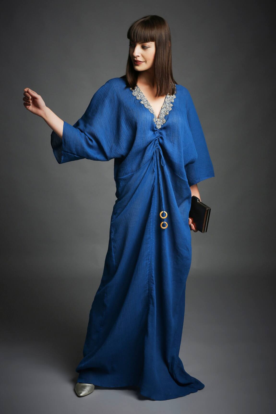 Neha Gursahani Hand Embroidered Kaftan 