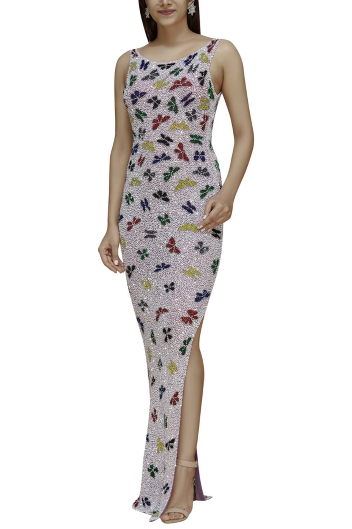 Chisel by Meghna Ramrakhiya Embellished Gown