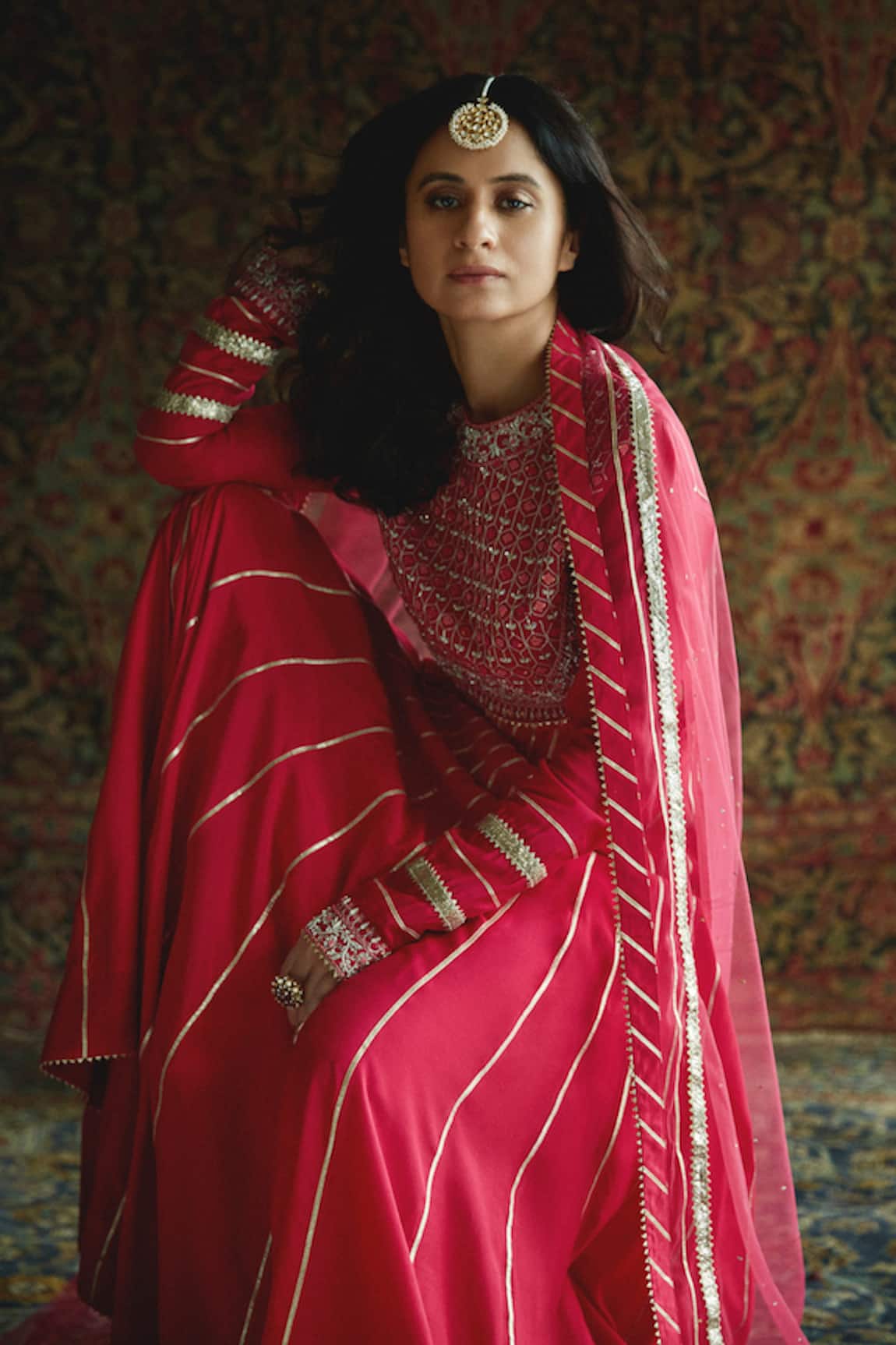 Ariyana Couture Hand Embroidered Anarkali Set