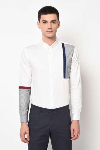 Lacquer Embassy Cotton Slim Fit Shirt 