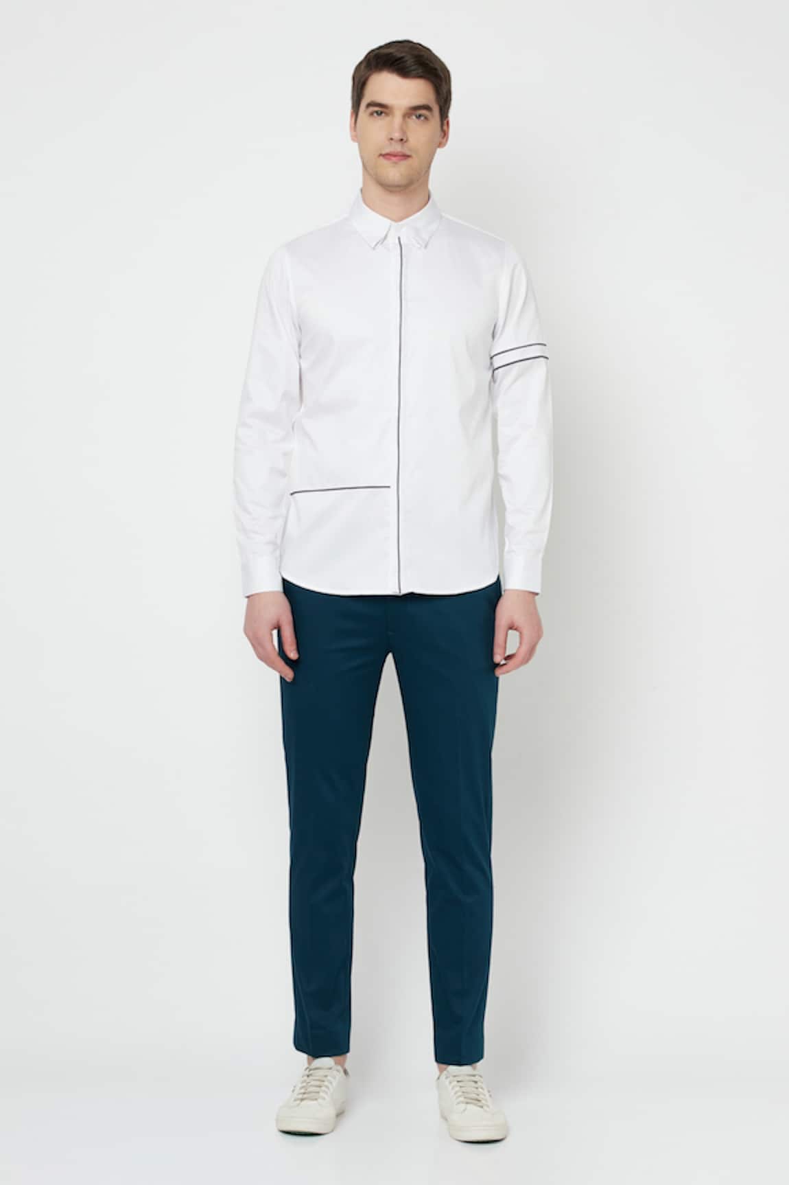 Lacquer Embassy Ukase Cotton Satin Shirt