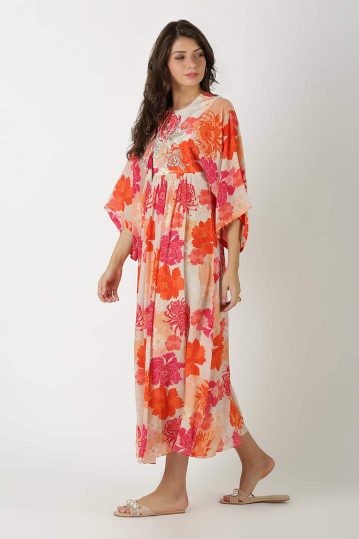 Archana Shah Printed A-Line Dress 