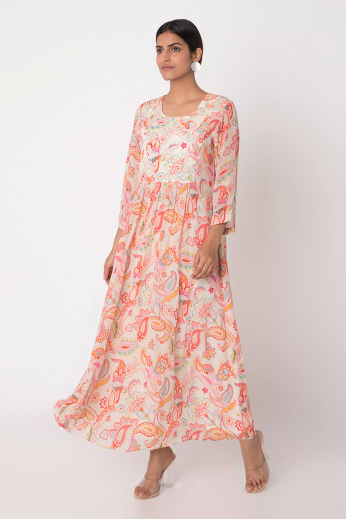 Archana Shah Printed Dress