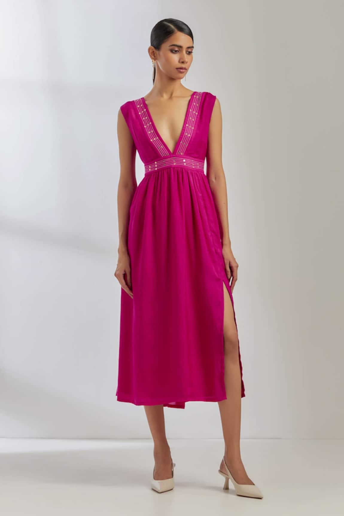 The Indian Cause Sirgus Silk Dress 