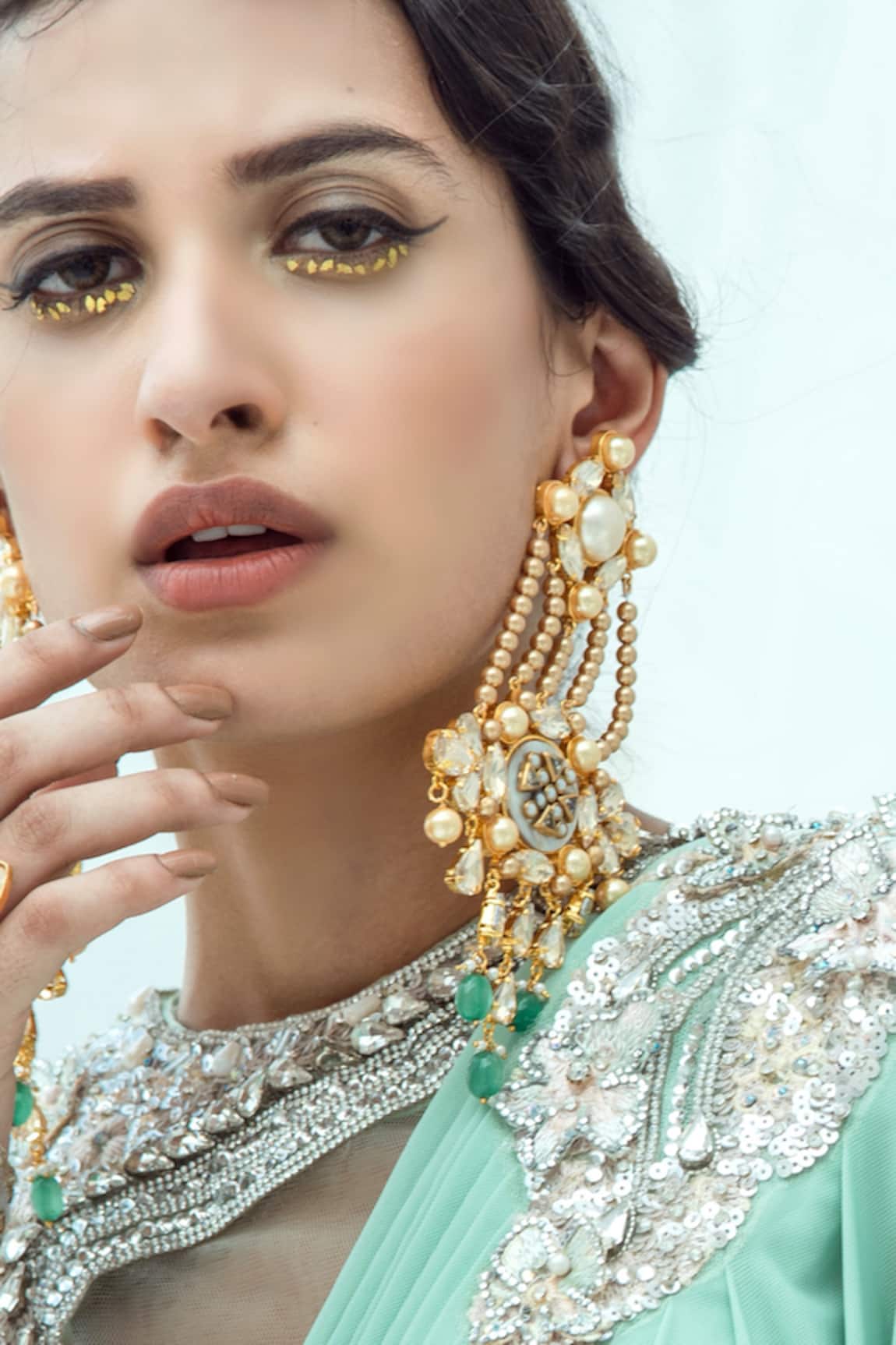 Bblingg Stone Long Earrings