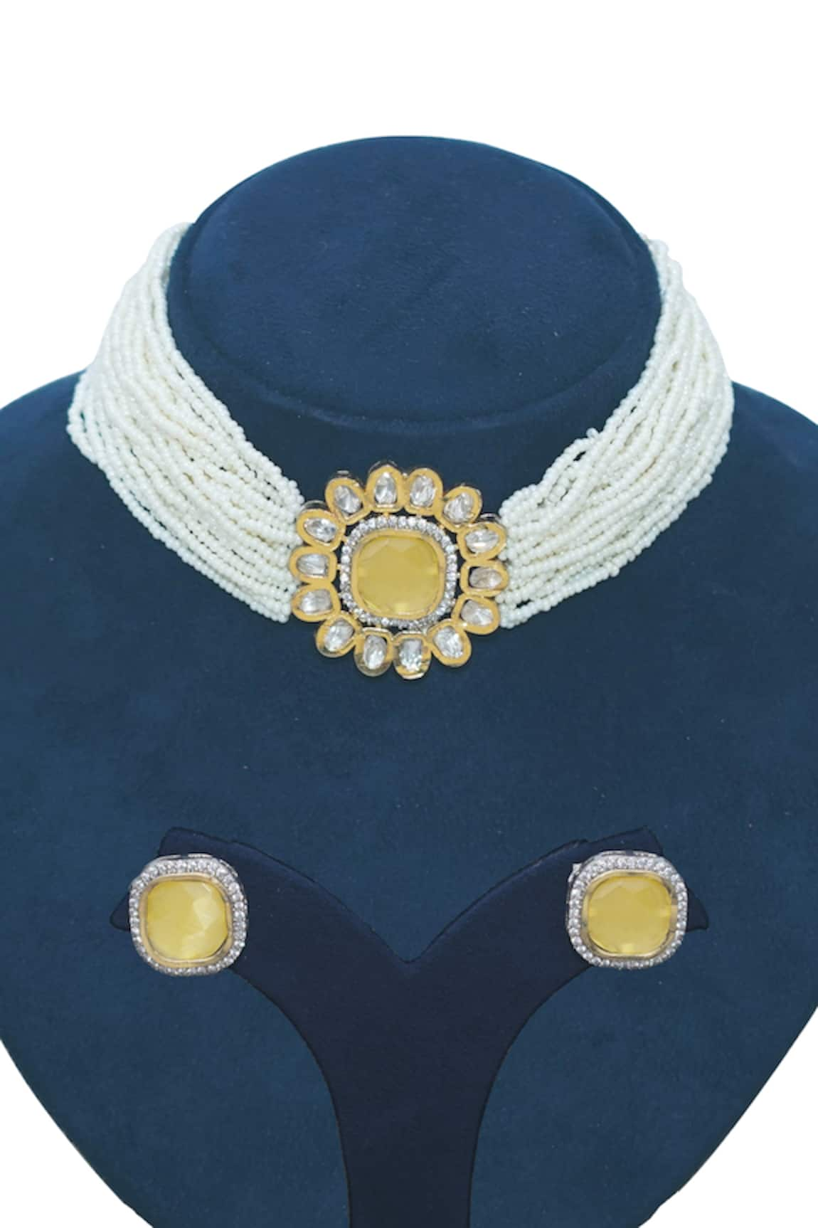 Belsi's Stone Embellished Choker Set