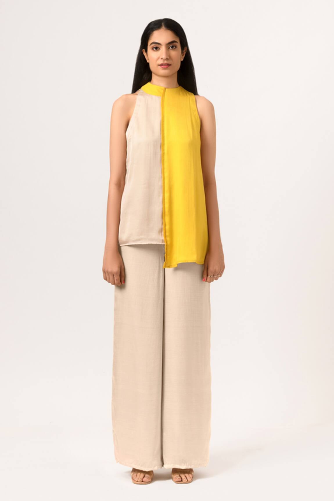 Neora By Nehal Chopra High-Low Hem Top