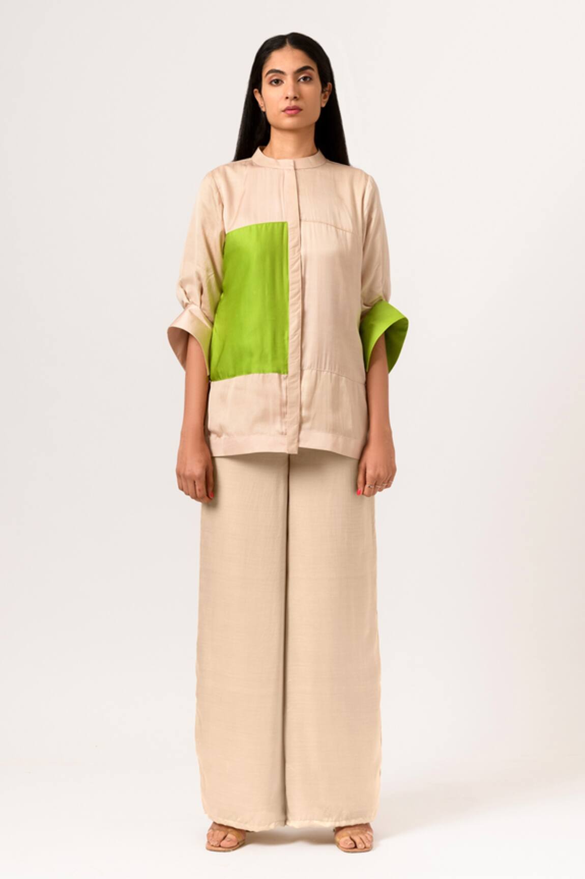 Neora By Nehal Chopra Puff Sleeve Top