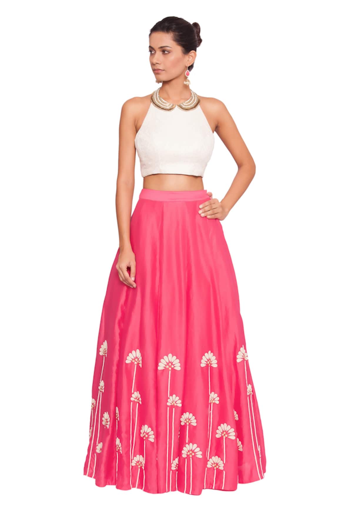 Salt And Spring Peter Pan Collar Blouse & Skirt Set