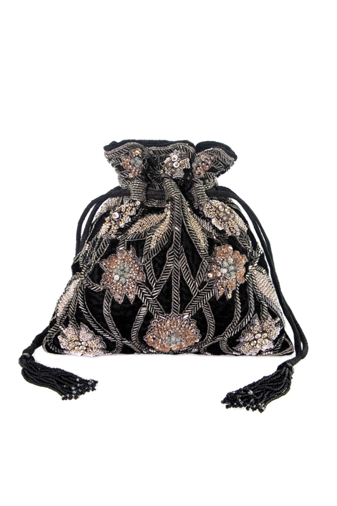 The Pink Potli Aster Sequin Embellished Potli