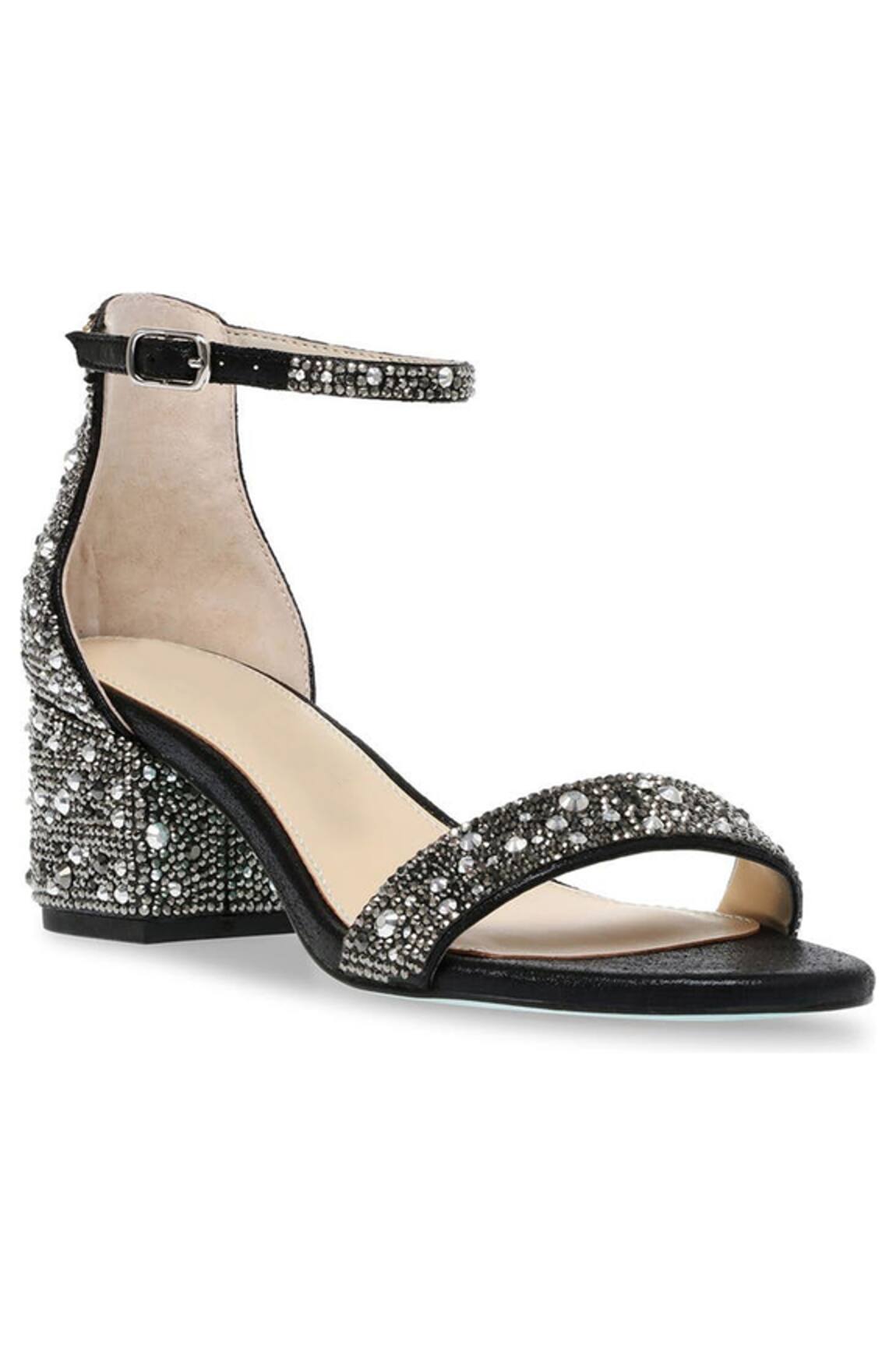 Sephyr Laena Swarovski Embellished Block Heels