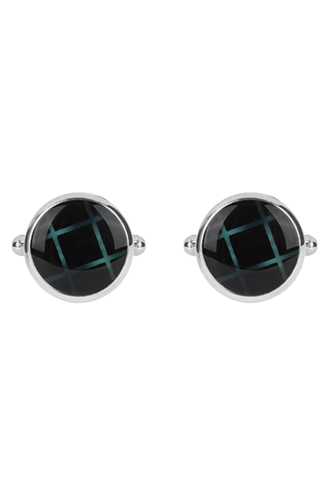 Closet Code Circular Cufflinks