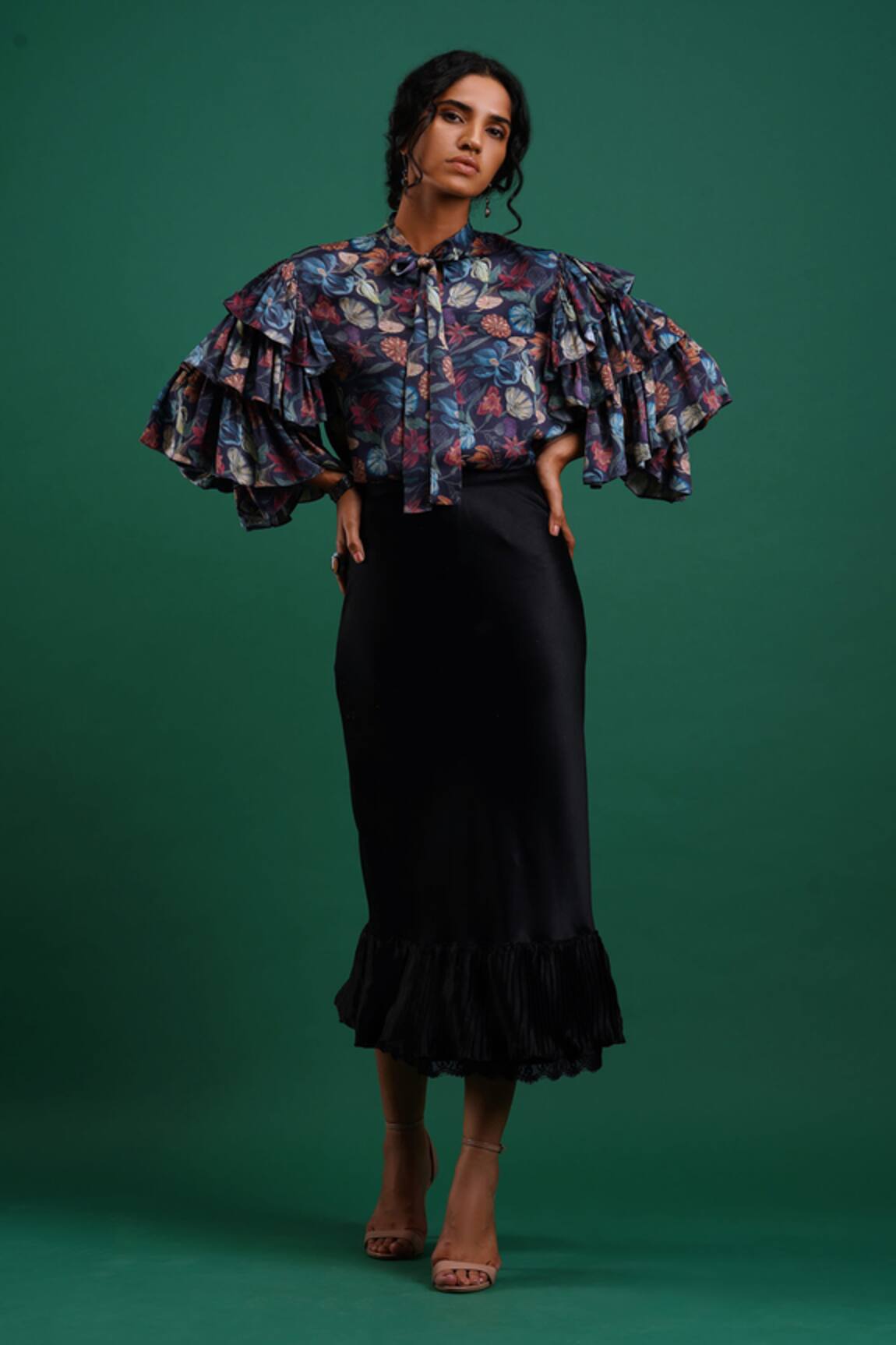 Nidhi Yasha Floral Print Shirt