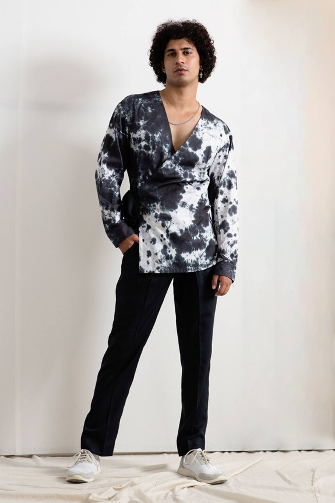Bohame Tie-Dye Kurta Set 