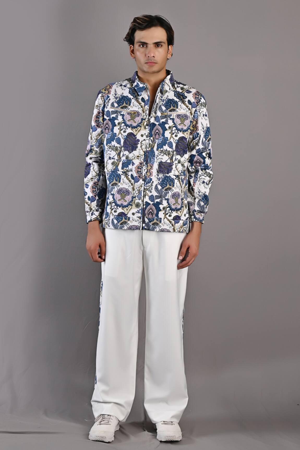 Bohame Jacek Printed Shacket & Pant Set