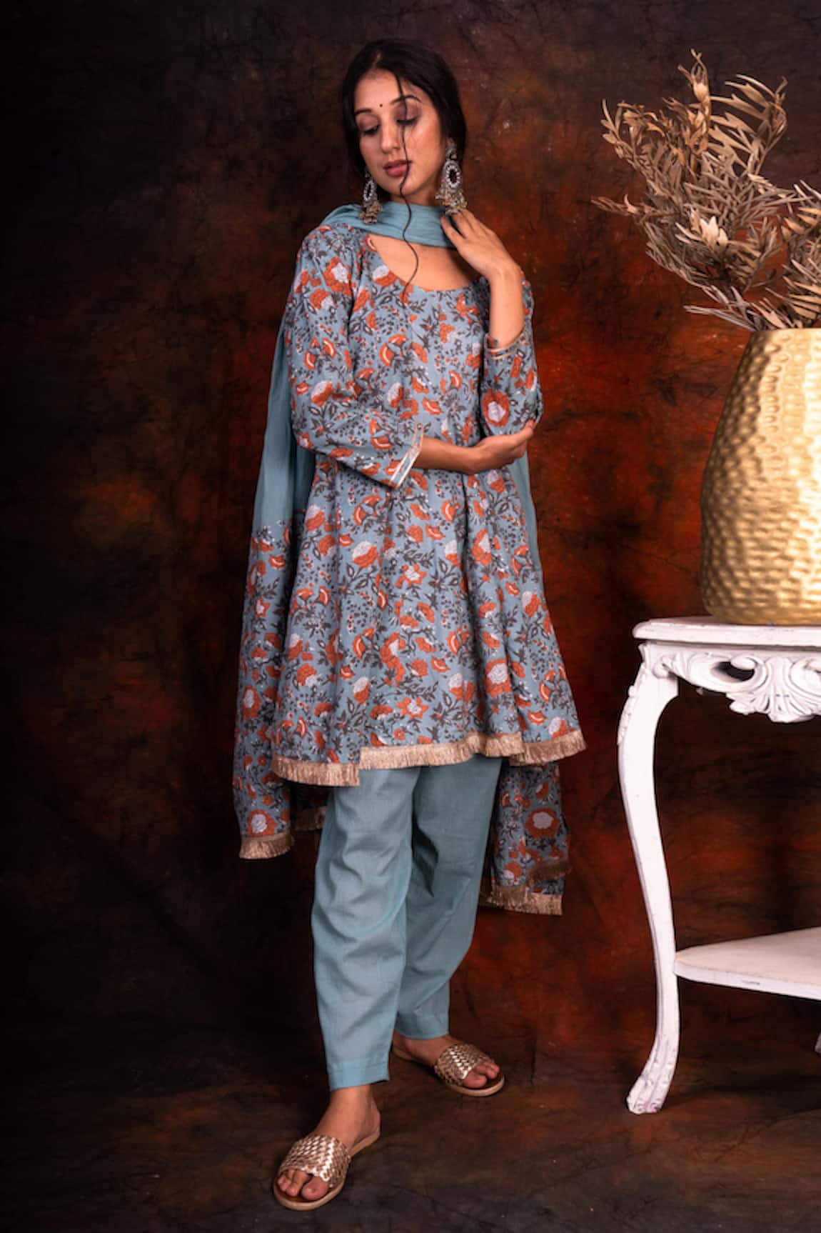 Tashee Printed Peplum Kurta Set 