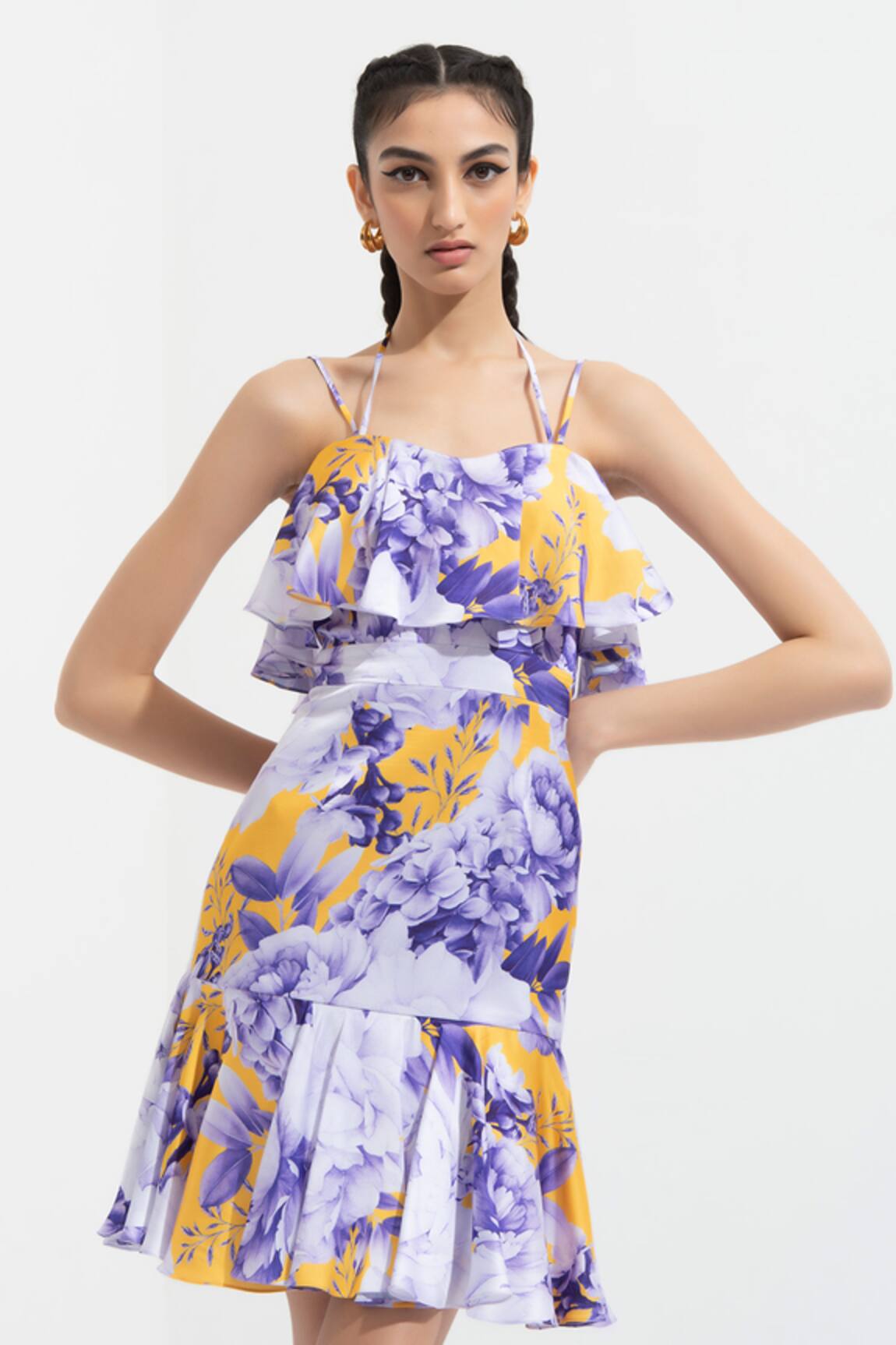 Mandira Wirk Resort Floral Print Dress 