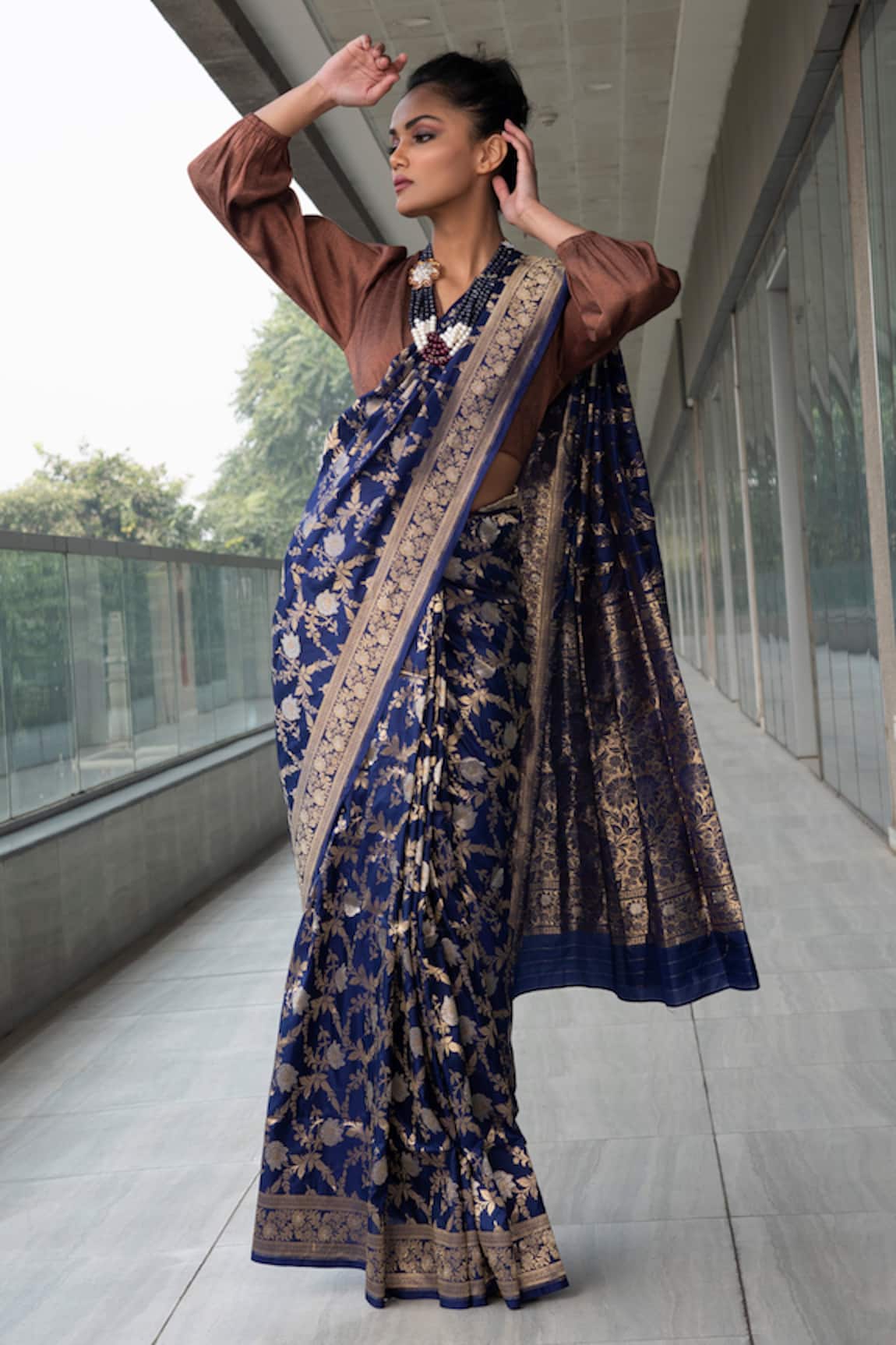 Neha & Tarun Pure Katan Silk Saree with Blouse