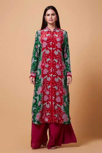 Siddhartha Bansal Crepe Printed Tunic 