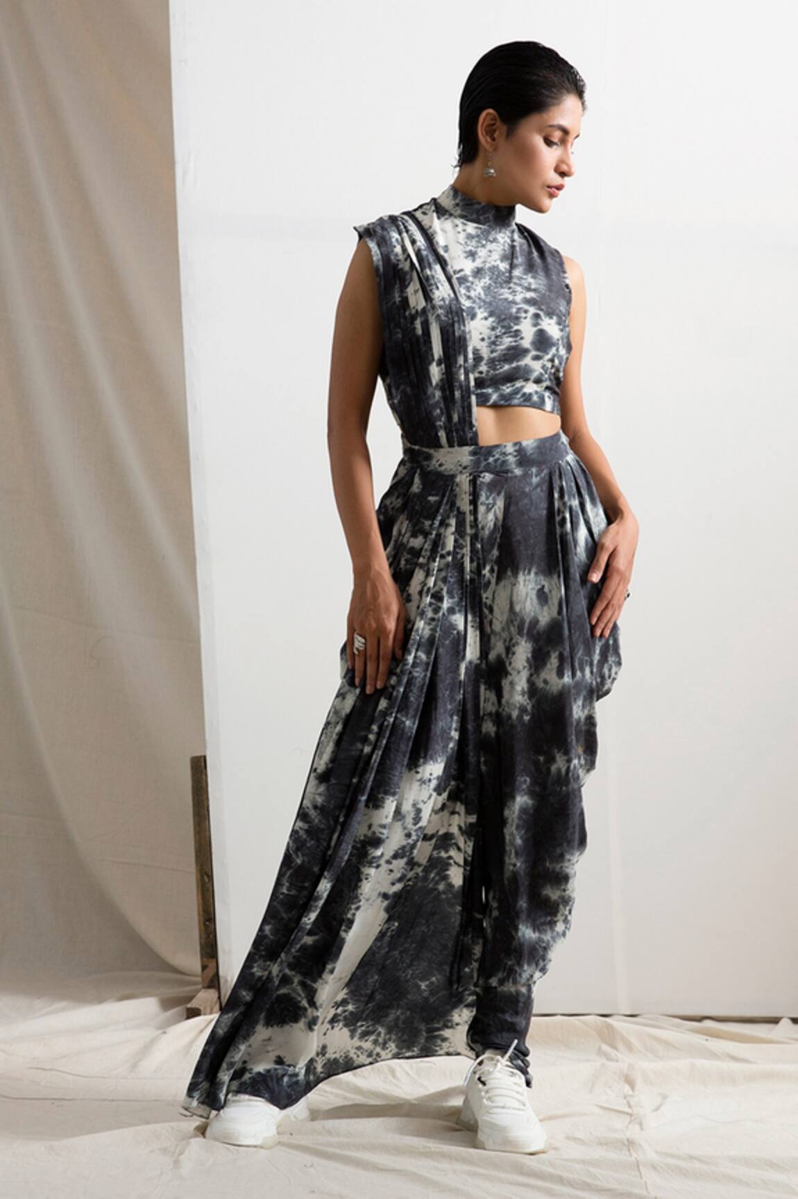 Bohame Irene Pre-Draped Saree Set