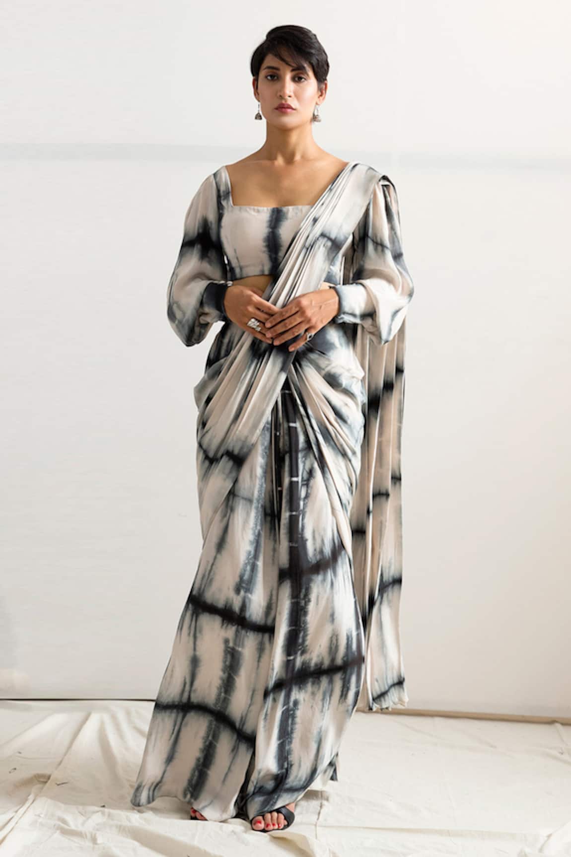 Bohame Irina Pre-Draped Saree Set
