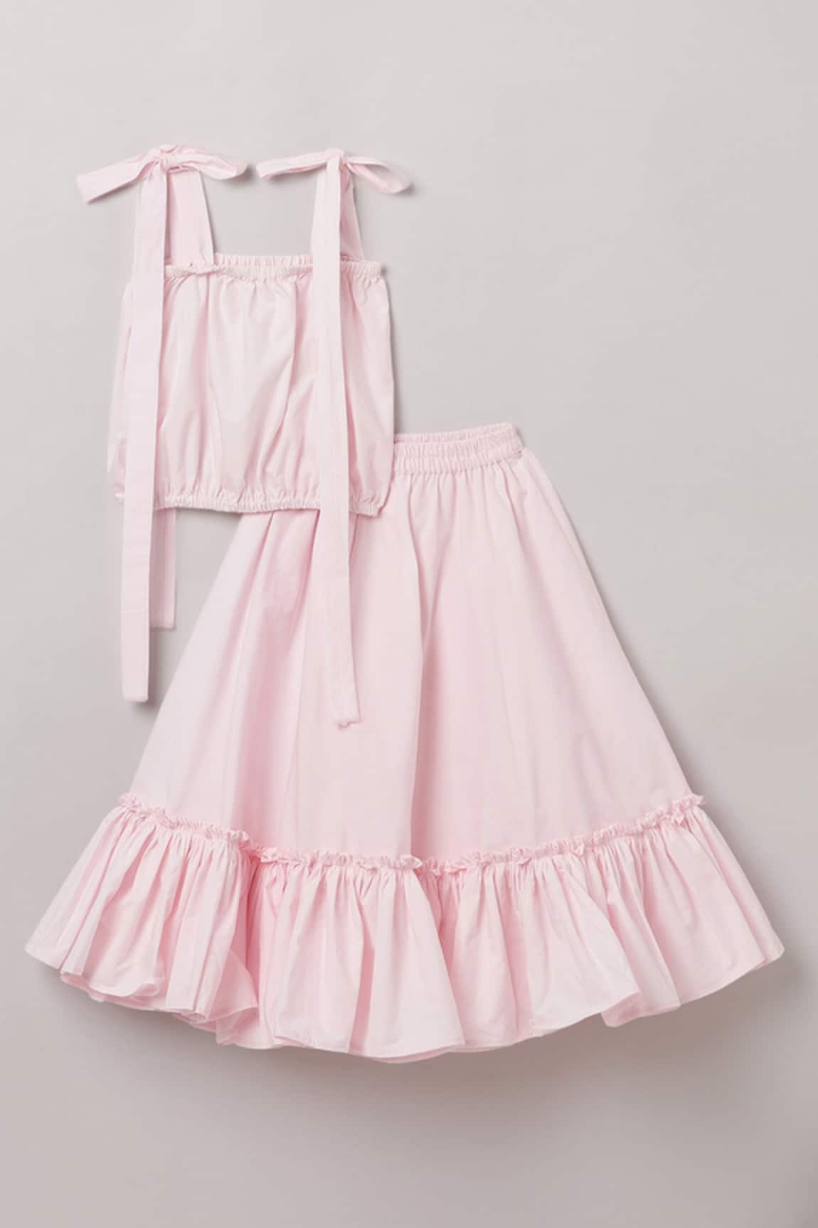Byb Premium Cotton Top & Skirt Set