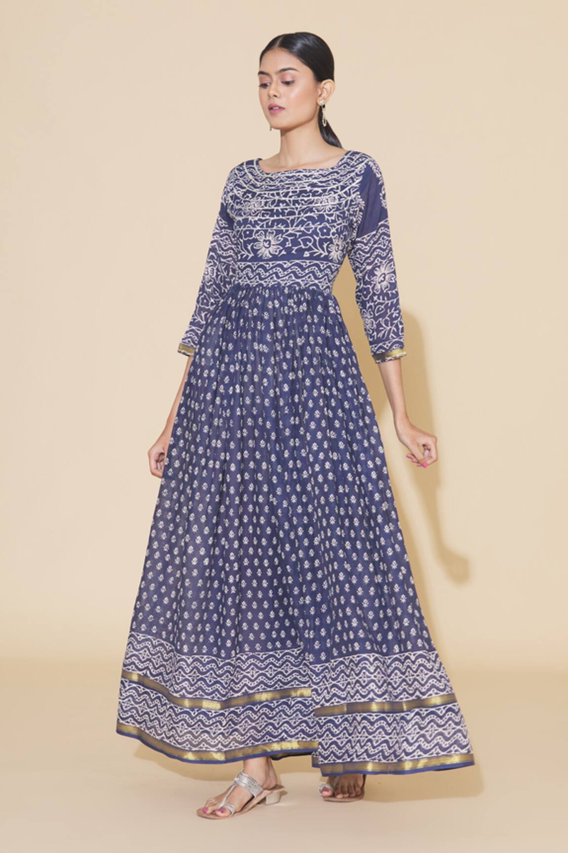 Samyukta Singhania Tie Dye Maxi Dress